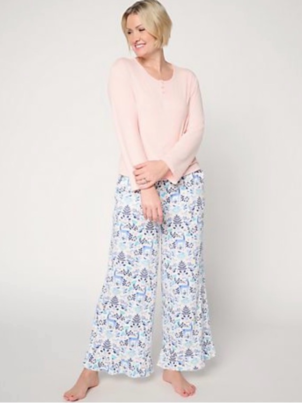 NEW IN PKG MUK LUKS CLOUD KNIT PAJAMA SET SZ SMALL